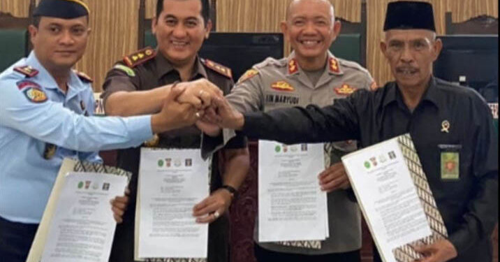 4 institusi Aceh Singkil Gelar MOU Elektrik Berpadu