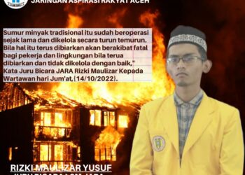 JARA Mintak Pihak Pemerintah Cari Solusi Terkait Sumur Minyak Tradisional di Ranto Peureulak