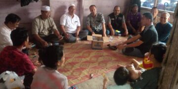 Perusahaan PT. Nafasindo Silahturahmi Ke Rumah Duka Yang Meninggal Tersengat Listrik Tempo Lalu