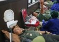 Dalam Rangka HUT TNI Ke-77, Kodim 0109/Aceh Singkil Gelar Bakti Sosial Donor Darah.