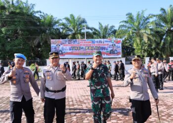 Soliditas Tanpa Batas TNI – Polri, Polres Subulussalam Gelar Apel Bersama Kodim 0118 Subulussalam*