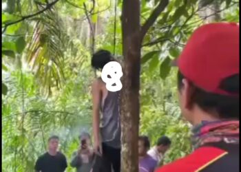 Seorang Pria Warga Desa Guha Aceh Singkil Di Temukan Gantung Diri Di belakang Rumah