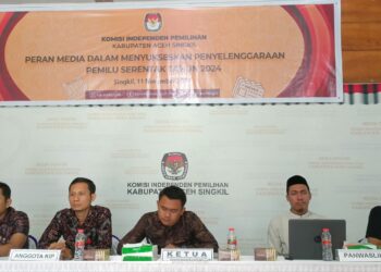 KIP Aceh Singkil: Peran Media Sangat Penting Untuk Sukseskan Pemilu 2024
