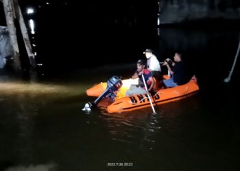 Anak SD Tenggelam Di Sungai Cenendang Aceh Singkil Di bawah Jembatan Hendel