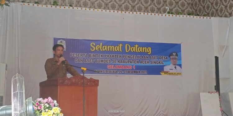 DPMK: Bimtek Merupakan Hal Yang Cukup Penting Bagi Pemerintah Desa