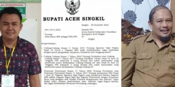 PNS Mendaftar Sebagai Sekretariat PPS, Ini Kata Kepala BKPSDM Aceh Singkil