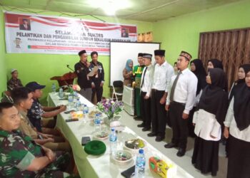 Panwascam Kecamatan Suro Makmur Lantik PKD Dan Berikan Pembekalan Persiapan Pengawasan