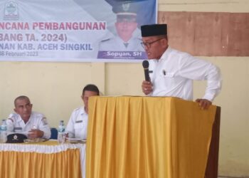 Kecamatan Simpang kanan Selenggarakan Musrembang untuk tahun 2024