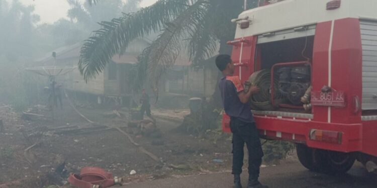 Satu Hektar Lahan Milik Warga Aceh Singkil Terbakar