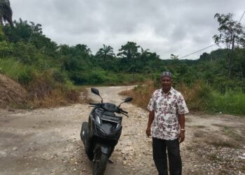 Warga Desa Tanjung Betik Aceh Singkil, Harapkan Pemerintah Jalan Ber Aspal