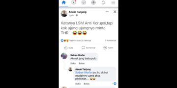 Seorang Oknum Aceh Singkil Di duga Melecehkan LSM Anti Koropsi Di Akun Facebook