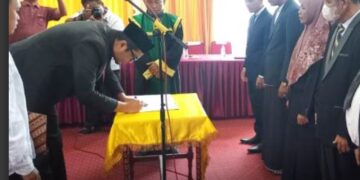 Pengurus MPK Kabupaten Aceh Singkil Resmi Dikukuhkan dan dilantik