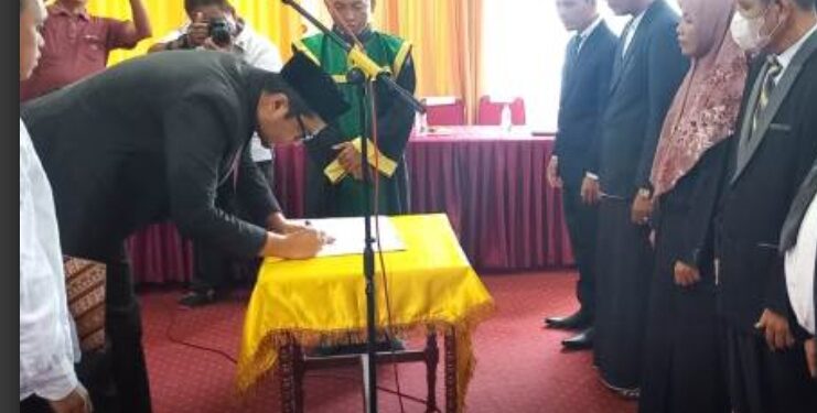 Pengurus MPK Kabupaten Aceh Singkil Resmi Dikukuhkan dan dilantik
