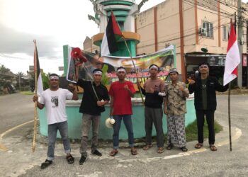 Masyarakat Simpang Kanan Gelar Aksi Kemanusiaan Untuk Palestina