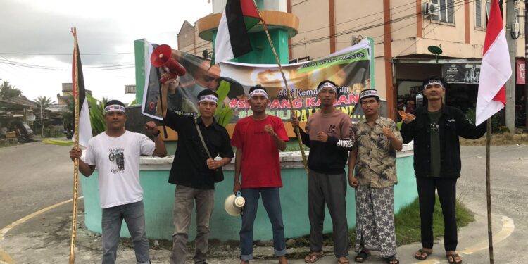 Masyarakat Simpang Kanan Gelar Aksi Kemanusiaan Untuk Palestina