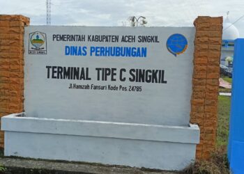 Pj. Bupati Aceh Singkil Peusijuek Terminal Type C Singkil