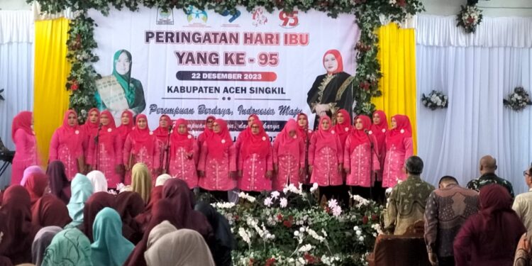Pemerinrah kabupaten Aceh Singkil Gelar Peringatan Hari Ibu Ke- 95