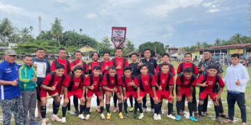 Team Sepak Bola Dami consultants dan Contruction Menang 2-0 Melawan PWP3S Pulau Sarok