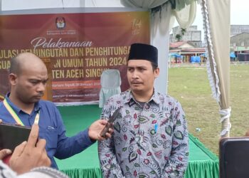 KIP Aceh Singkil Gelar Simulasi Proses Pemungutan Suara