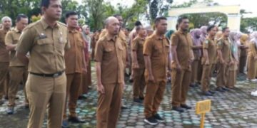 Awal Tahun Baru Kabupaten Aceh Singkil Gelar Apel Gabungan