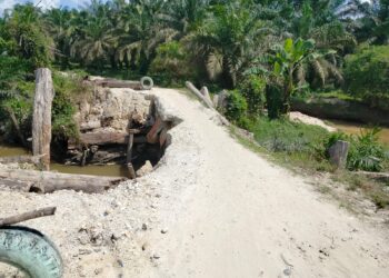 Jebol Jembatan Jalan Lintas Kecamatan, Ini Kata Perusahaan Perkebunan PT.Nafasindo Aceh Singkil
