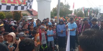 Gubernur Aceh Buka Perlombaan Olahraga Jalan Santai Sehat Di HUT Ke 25 Kabupaten Aceh Singkil