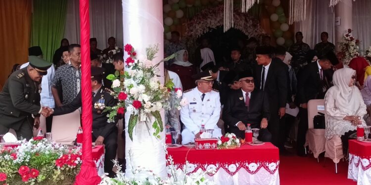 Gubernur Aceh, Berikan Motivasi Dalam Acara HUT Kabupaten Aceh Singkil Yang Ke 25 Tahun
