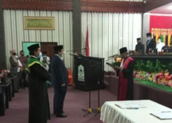 Masa Jabatan 2019-2024 H Safriadi, SH Di Lantik Sebagai Wakil Ketua DPRK Aceh Singkil