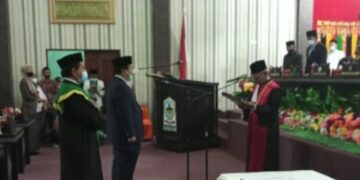 Masa Jabatan 2019-2024 H Safriadi, SH Di Lantik Sebagai Wakil Ketua DPRK Aceh Singkil