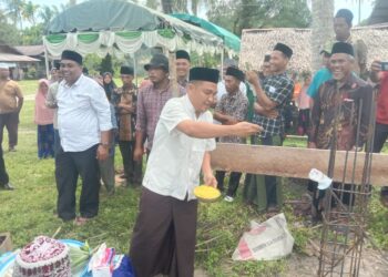 Peletakan Batu Pertama Yayasan Pondok Pesantren Darul Mahabbah Diberi Nama Darul Iman