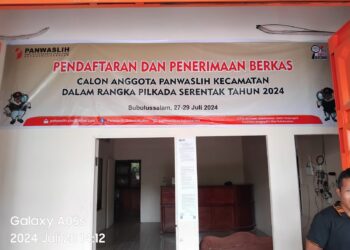 Rekrutmen Panwascam Pilkada 2024 Di kota Sebulusalam Dibuka