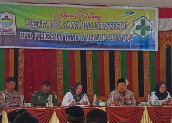 UPTD Puskesmas Kecamatan Gunung Meriah Gelar Loka karya Mini Lintas Sektor