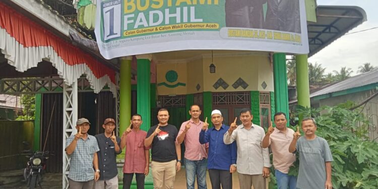 Posko Bustami Hamzah – M Fadhil Rahmi Telah Di Resmikan Di Aceh Singkil