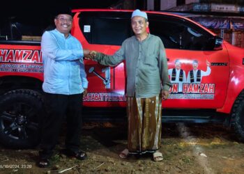 Sumbangkan 6 Unit Mobil kepada Pasangan No Urut 1, Seorang Tokoh, Sebut, Lanjutkan Pembangunan Yang Tertunda