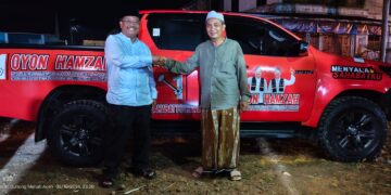 Sumbangkan 6 Unit Mobil kepada Pasangan No Urut 1, Seorang Tokoh, Sebut, Lanjutkan Pembangunan Yang Tertunda