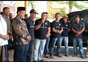 Ratusan Sopir Dam truk Aceh Singkil, Nyatakan Sikap, Dukungannya Calon Sahabat