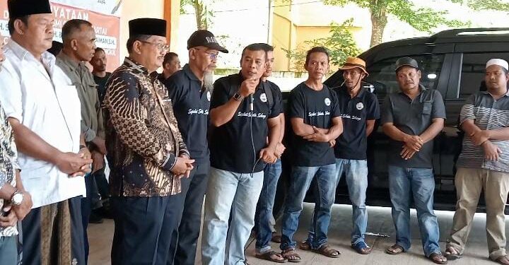 Ratusan Sopir Dam truk Aceh Singkil, Nyatakan Sikap, Dukungannya Calon Sahabat