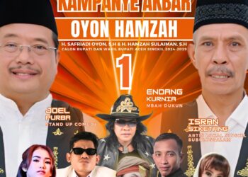 Safriadi Oyon Terharu, Masyarakat Aceh Singkil fasilitasi Kampanye Akbar
