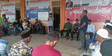 Warga kecamatan Singkil Utara Sirahturahmi Ke Posko kemenangan Sahabat