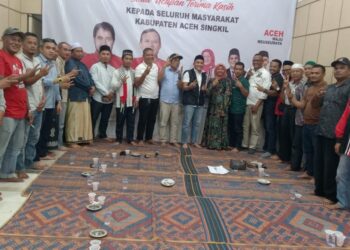 Kemenangan H.Muzakir  Manaf– H. Fadhlullah  SE, BPAS H.Asmidar Sampaikan Ucapan Terima kasih kepada Seluruh Masyarakat Aceh Singkil