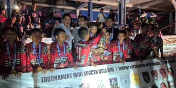 Turnamen Sepak Bola Usia Dini, Ketua DPRK Aceh Singkil Sebut Apresiasi yang sangat luar biasa