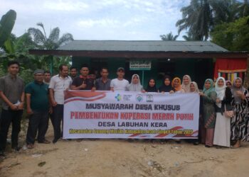 Pembentukan Koprasi Merah Putih Desa Labuhankera, Siti Irwani, Berharap Menjadi Wadah Ekonomi Mandiri