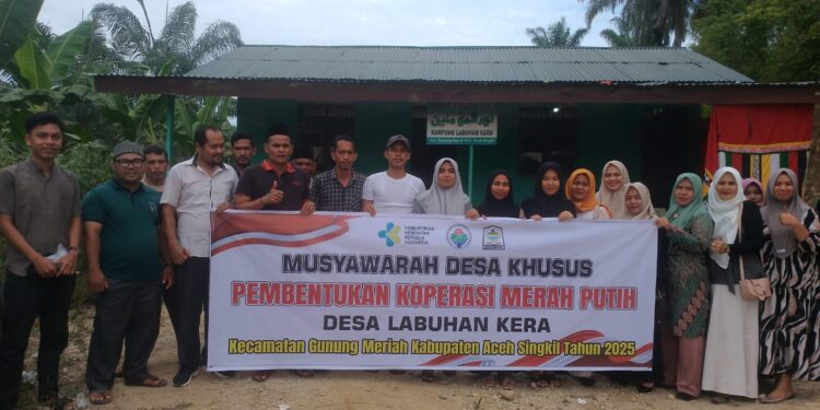 Pembentukan Koprasi Merah Putih Desa Labuhankera, Siti Irwani, Berharap Menjadi Wadah Ekonomi Mandiri