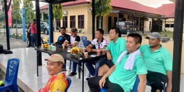 Menyambut HUT Bhayangkara ke-79, PT Socfindo Lae Butar Ramaikan Turnamen Tenis Lapangan
