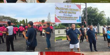 PT Socfindo Lae Butar Apresiasi Polres Aceh Singkil Adakan Olah Raga Bersama Jalan Santai