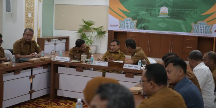 Rakor Pengendalian Inflasi, Wagub Aceh Ikuti Arahan Mendagri