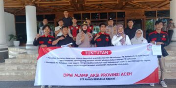 DPW ALAMP AKSI Provinsi Aceh Desak Gubernur Tindak Lanjuti Masalah HGU PT Nafasindo