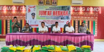 ‎Puluhan Warga Desa Rimo Rasakan Jum’at Berkah Dari PT Socfindo Lae Butar ‎Radar
