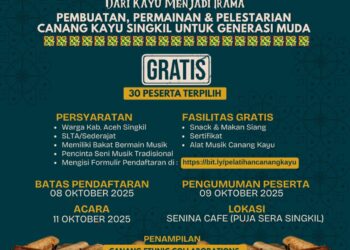 Dari Kayu Menjadi Irama Ajang Pelatihan Canang Kayu Singkil untuk Generasi Muda