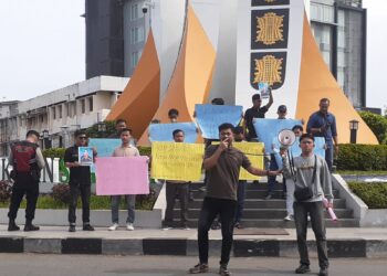 LMND Gelar Aksi di Banda Aceh: Desak Bupati Copot Plt Kadis Pendidikan Aceh Singkil yang Dinilai Gagal‎